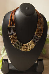 Multi-Layer Handmade Beaded Necklace