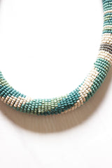 Multi-Color Earthy Beads Handmade Necklace