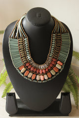 Elegant beads Handmade Statement Necklace