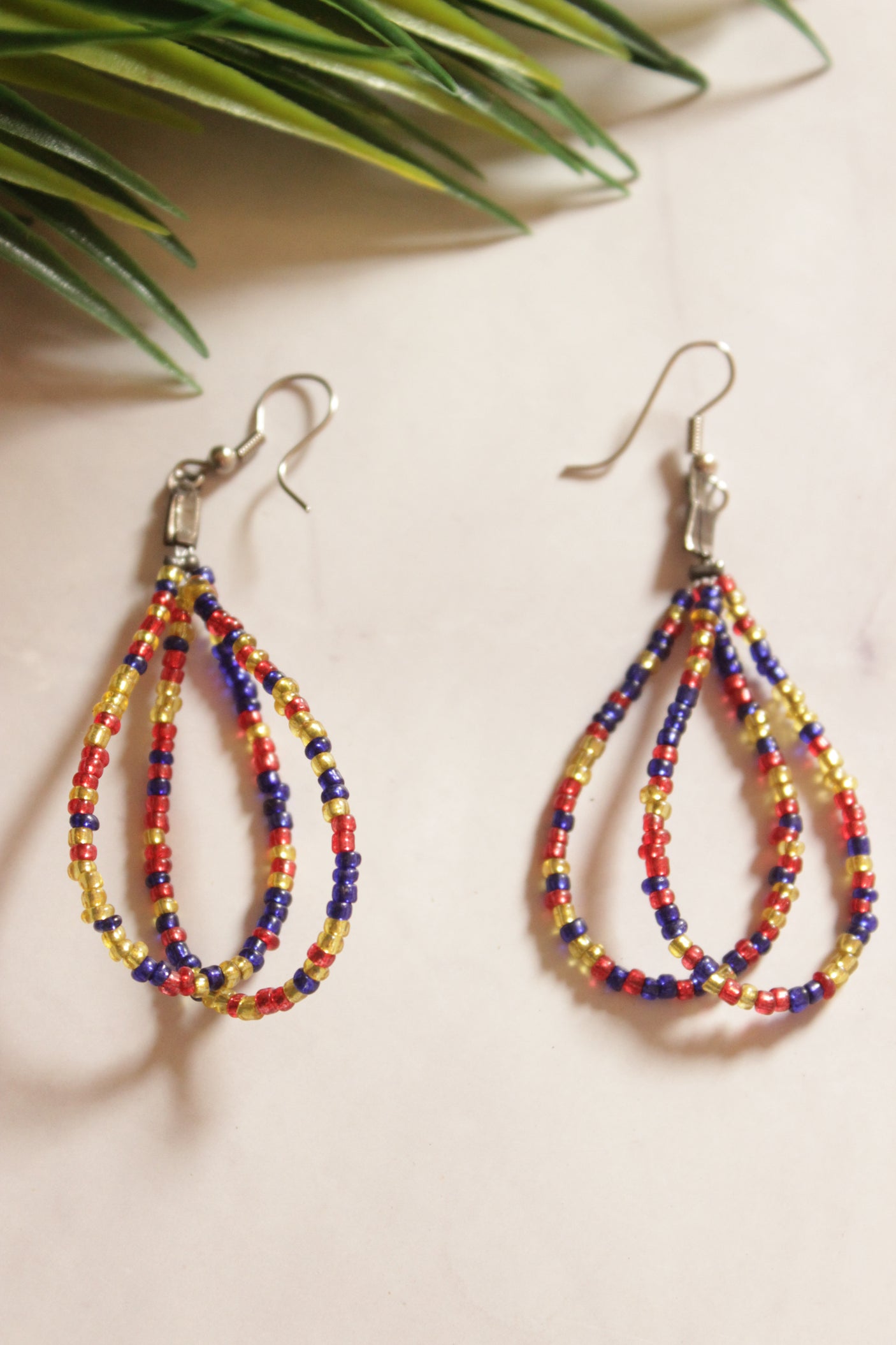 Multi-Color Glass Beads Handmade Boho Necklace