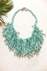 Turquoise Beads Handmade Boho Necklace
