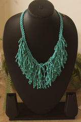 Turquoise Beads Handmade Boho Necklace