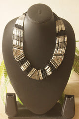 Metal and Acrylic Beads Handmade Necklace