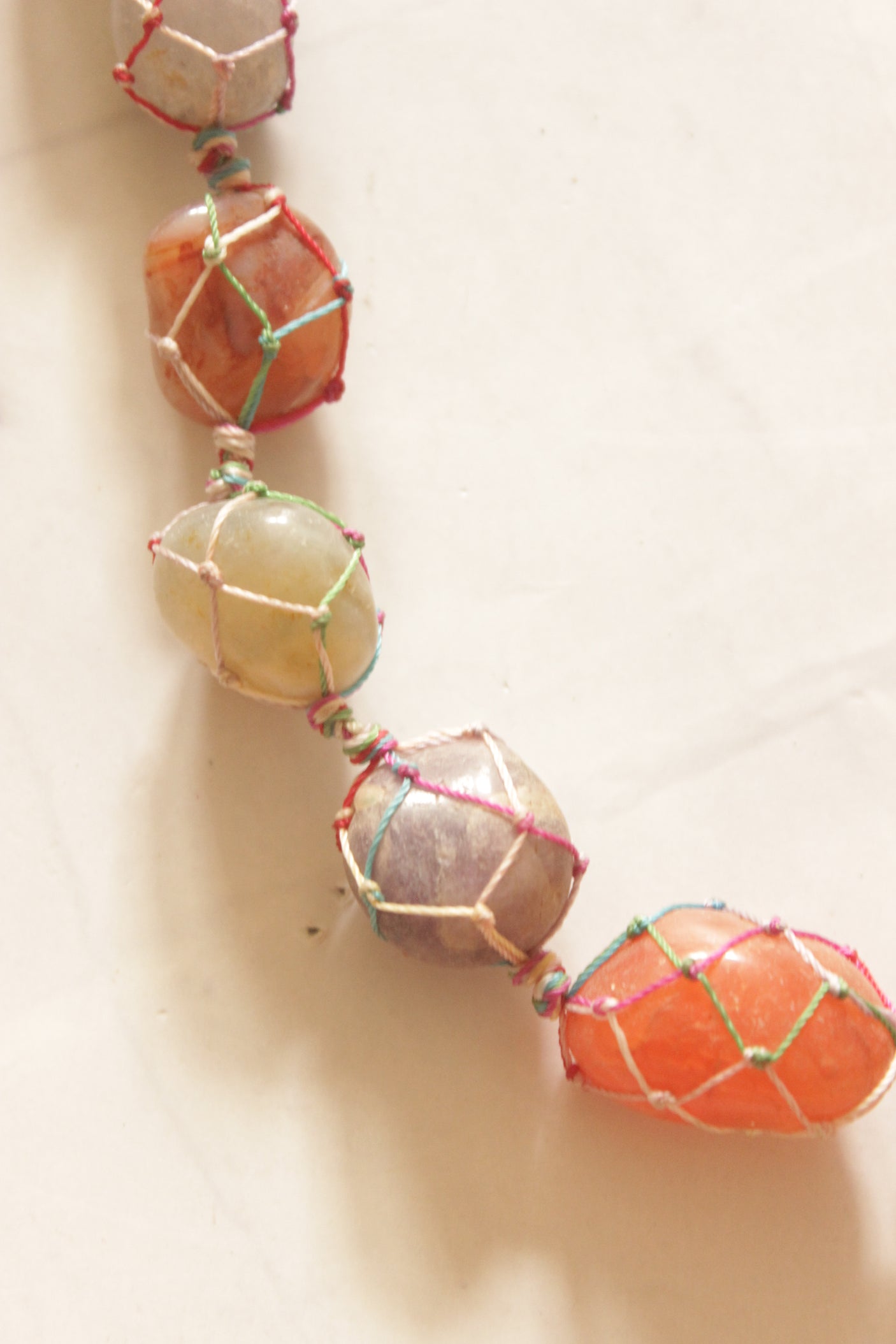 Multi-Color Gemstones Necklace