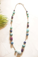 Blue Lagoon Handcrafted Bohemian Bead Necklace