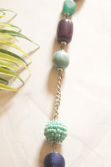 Blue Lagoon Handcrafted Bohemian Bead Necklace