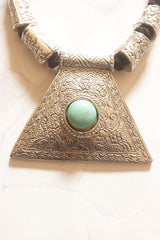 Rustic Elegance Oxidized Necklace Set