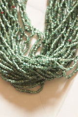 Sea Green Multi-Layer Beads Hand Braided Boho Necklace