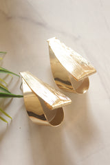 Golden Stud Earrings