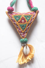 Multi-Color Hand Embroidered Kantha Necklace
