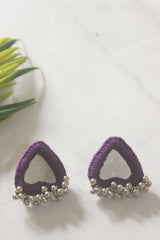 Handmade Fabric Choker with Mirrors and Ghungroos