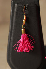 Load image into Gallery viewer, Hand Embroidered Jute Fabric Adjustable Rope Closure Necklace Set
