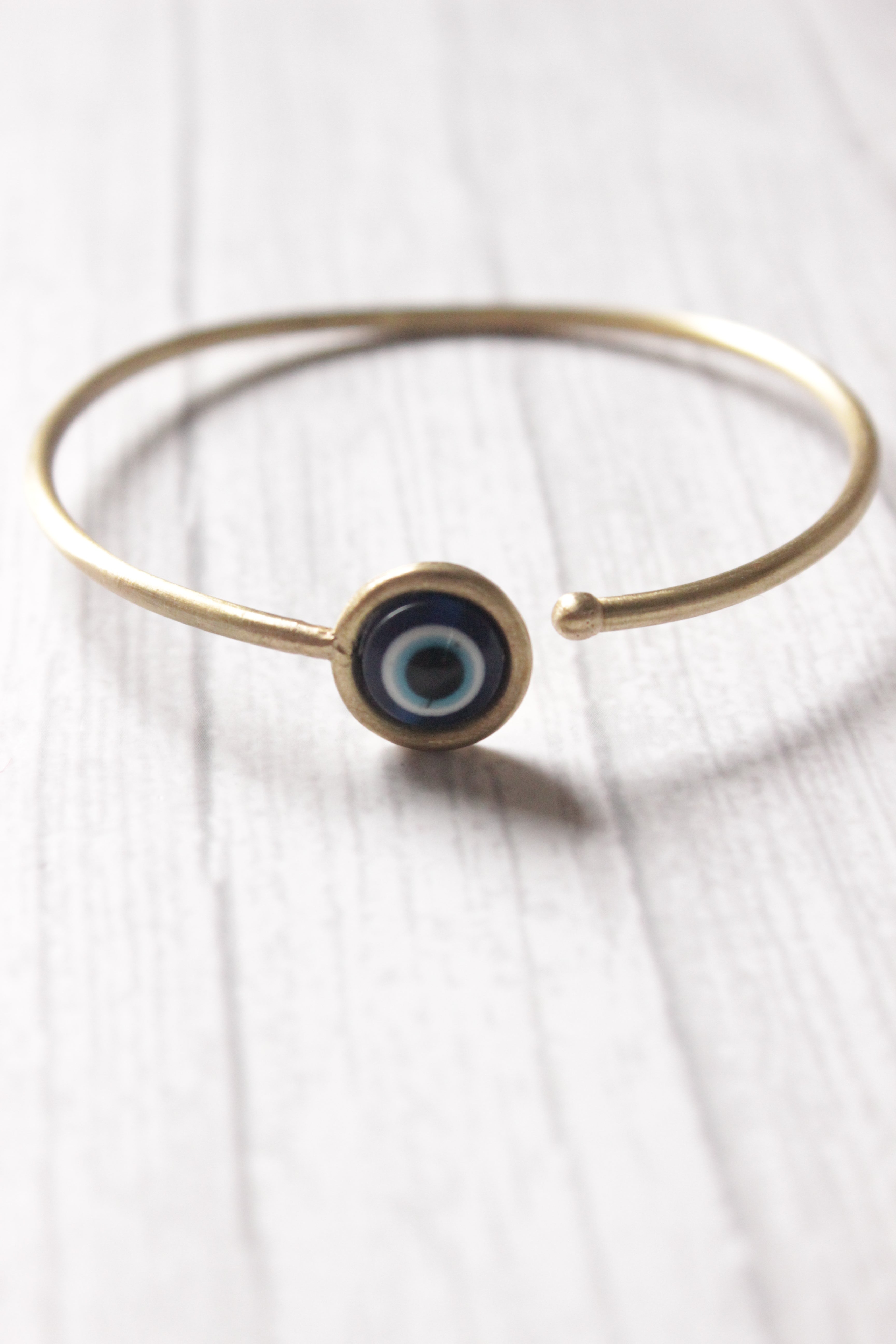 Brass Handcrafted Evil Eye Bracelet Kada