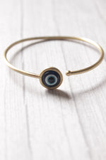 Load image into Gallery viewer, Brass Handcrafted Evil Eye Bracelet Kada
