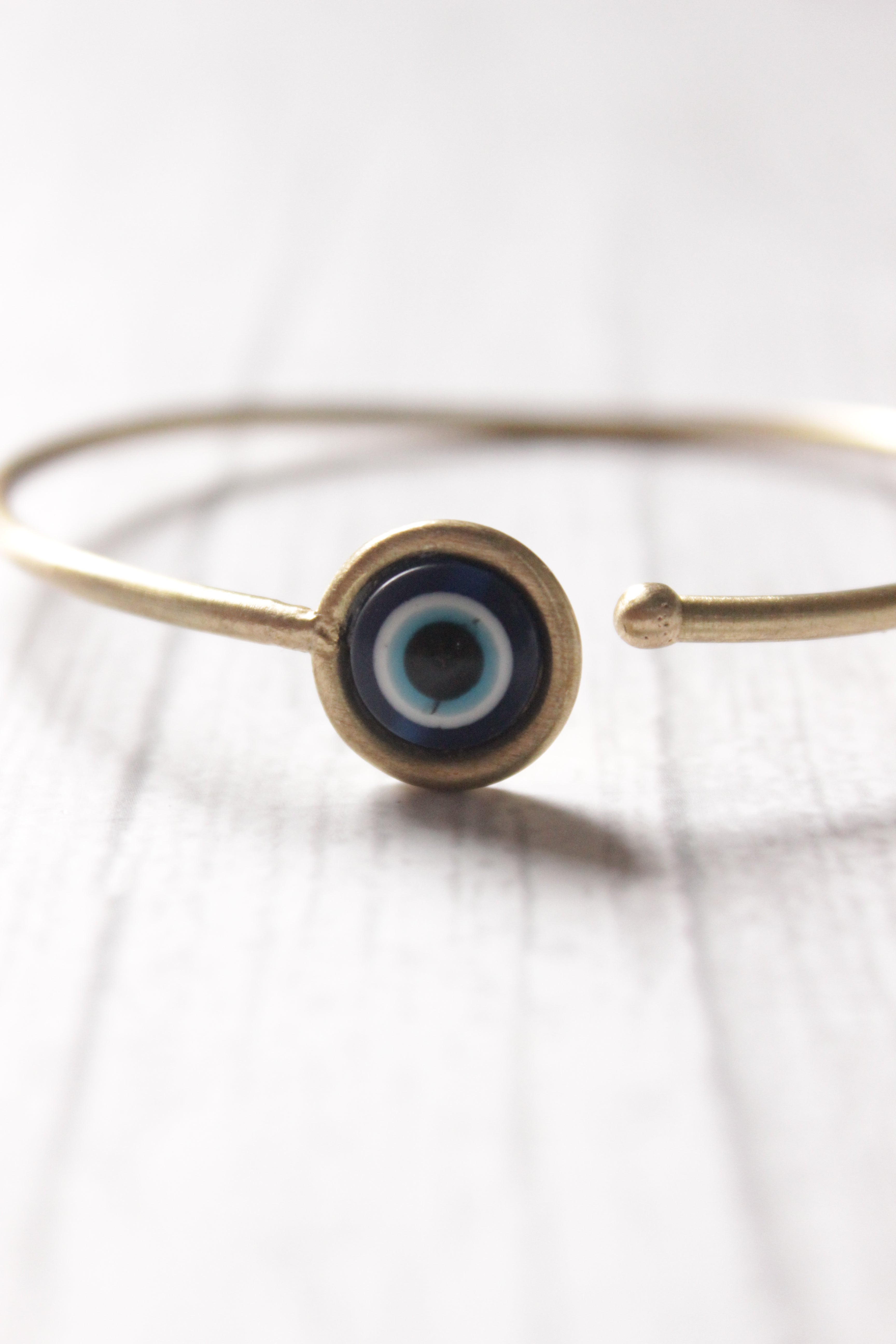 Brass Handcrafted Evil Eye Bracelet Kada