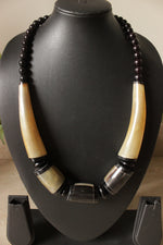Load image into Gallery viewer, Black &amp; Ivory Versatile Necklace
