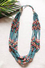Load image into Gallery viewer, Turquoise Beads Multi-Layer Hand Beaded Necklace
