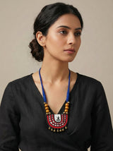 Warli Art Hand Painted Necklace