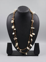 Sea Shells and Cowrie Shells Beaded Handmade Necklace