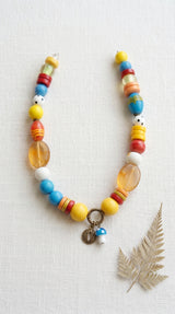 Vibrant Multi-Color Beads Boho Necklace
