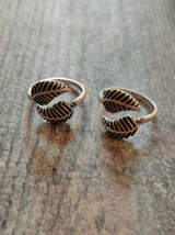 Set of 2 Silver Toe Rings