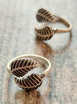 Set of 2 Silver Toe Rings