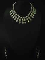 Load image into Gallery viewer, Petite Metal Necklace Set with Ganesha Motifs
