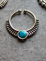 Load image into Gallery viewer, Four Oxidised Silver Septum Nosepins

