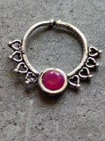 Load image into Gallery viewer, Four Oxidised Silver Septum Nosepins
