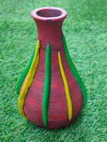 Load image into Gallery viewer, Earthy Red Handcrafted Traditional Terracotta Clay Pot
