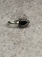 Load image into Gallery viewer, Three Stone Studded Oxidized Silver-Plated Tribal Clip On Nosepin
