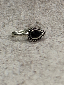 Three Stone Studded Oxidized Silver-Plated Tribal Clip On Nosepin