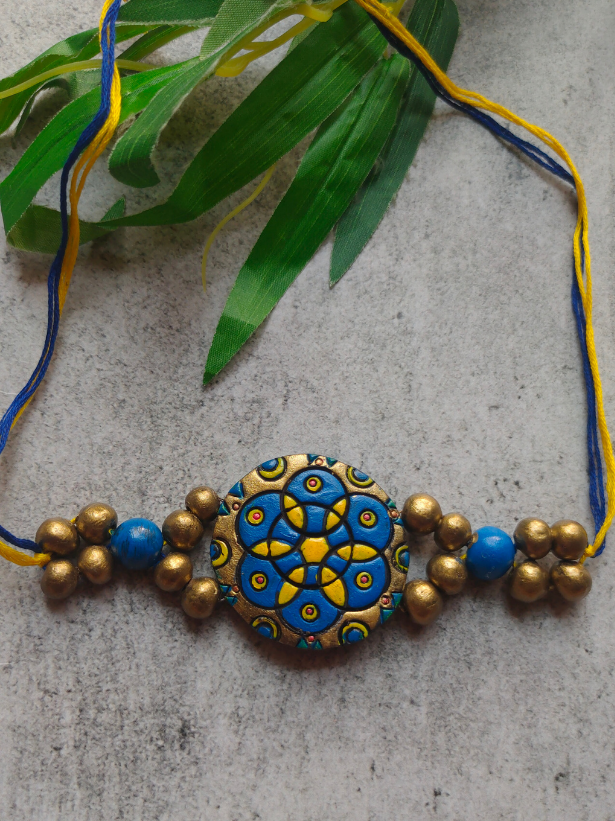Handmade Terracotta Clay Rakhi