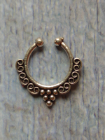 Load image into Gallery viewer, Set of Two Oxidised Silver Septum Nosepins
