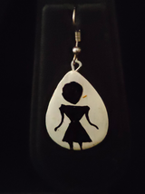 Half Moon Hand Painted Tribal Motifs Thread Closure Ceramic Necklace Set