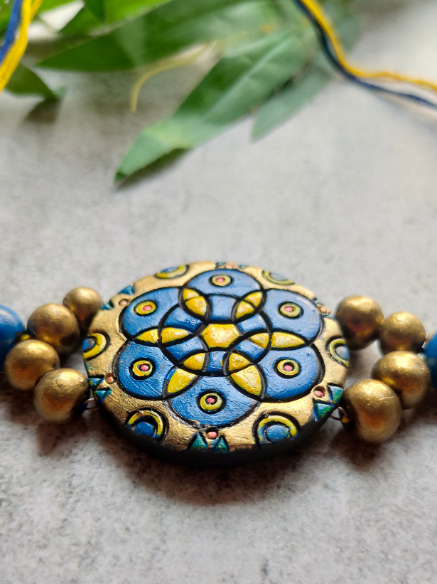 Handmade Terracotta Clay Rakhi