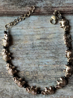 Load image into Gallery viewer, Elephant German Silver Anklet
