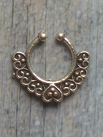 Load image into Gallery viewer, Set of Five Oxidised Silver Septum Nosepins
