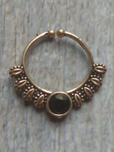 Set of Three Oxidised Silver Septum Nosepins