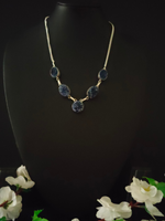 Load image into Gallery viewer, Blue Sugar Druzy Gemstone Handmade Necklace 18&#39;&#39; to 24&#39;&#39;
