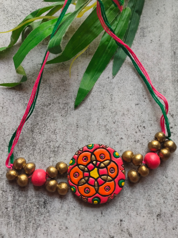 Handmade Terracotta Clay Rakhi