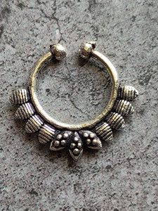 Two Oxidised Silver Septum Nosepins