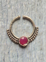 Load image into Gallery viewer, Set of Three Oxidised Silver Septum Nosepins
