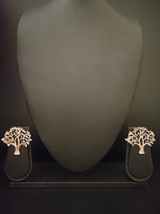 Tree Earrings with Intricate Detailing