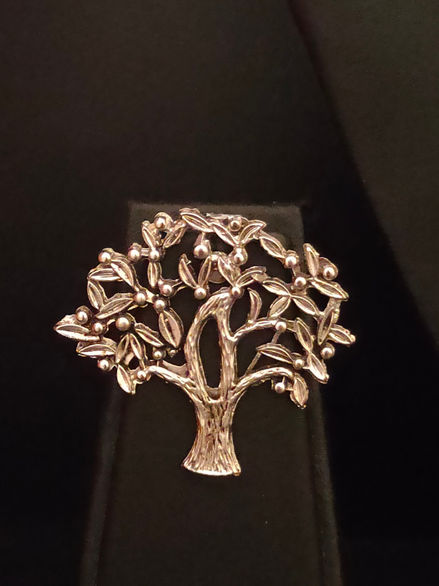 Tree Earrings with Intricate Detailing