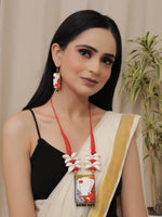 Load image into Gallery viewer, Trendy Handmade Terracotta Ganesha Necklace Set
