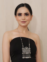 Load image into Gallery viewer, Long Chain Metal Necklace with Multiple Coin Strands
