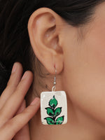 Load image into Gallery viewer, Hand Painted Birds Ceramic Necklace Set with Multi-Color Thread Closure
