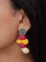 Statement Oxidised Choker Necklace & Earrings Set