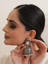 Mirror Jhumkas